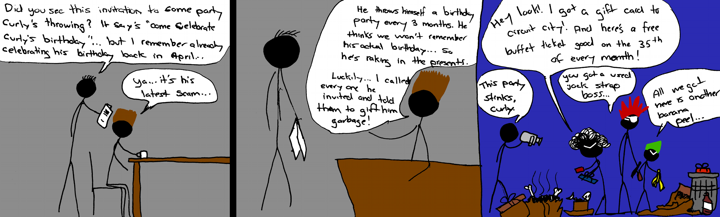 Acer Funnies: Curley's Birthday Scam