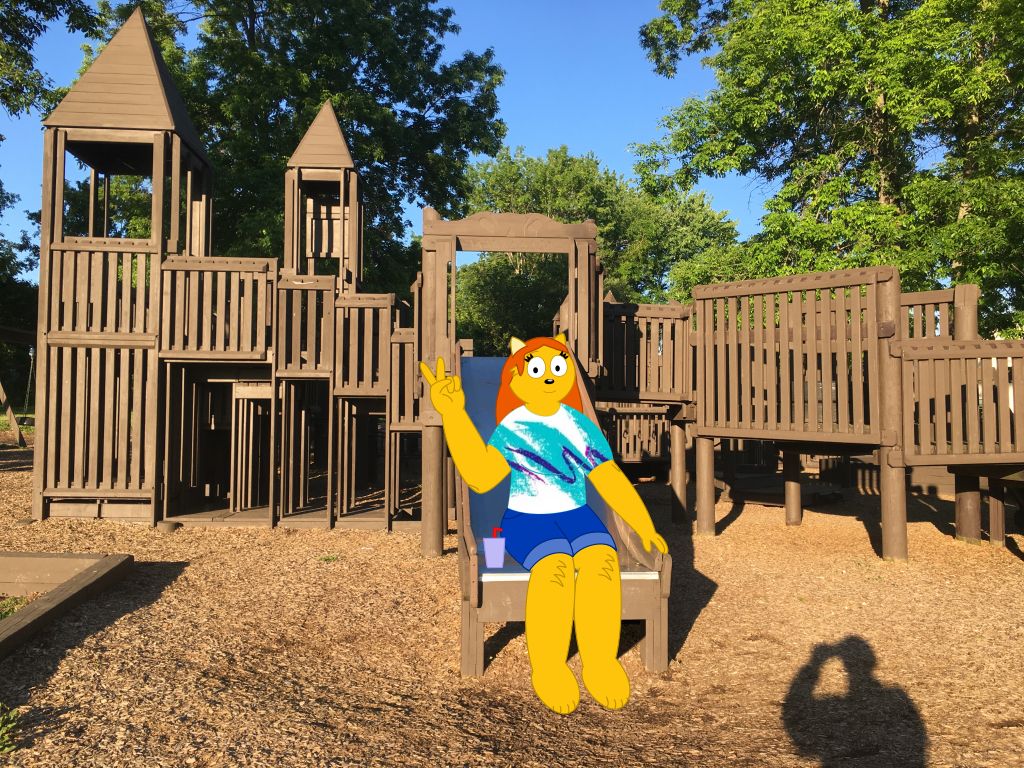 An old shot of Cathrynne at the Wooden Playground (Taken June 2017).