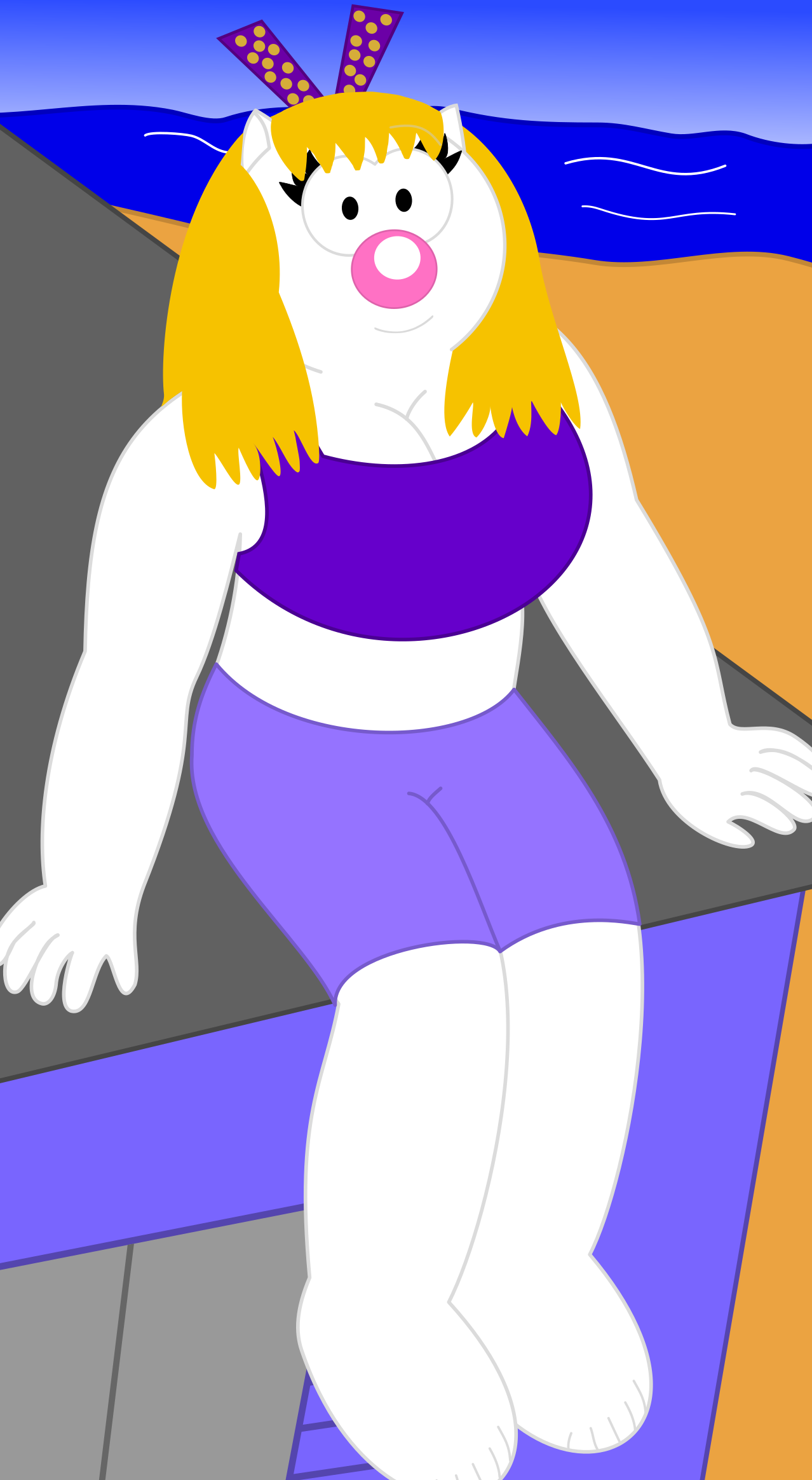 Psychic Shirley at her remote summer island